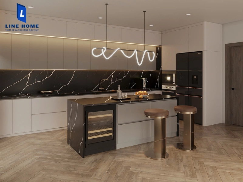 Nội thất phòng bếp phong cách hiện đại